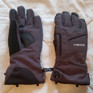 HEAD Black Winter Gloves